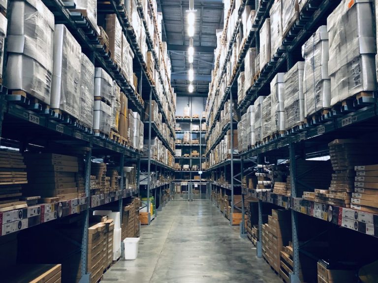 company warehouse of food packaging company in dubai