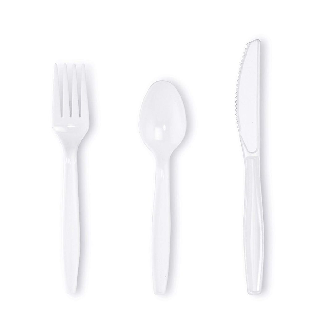 plastic spoon and fork food packaging in dubai