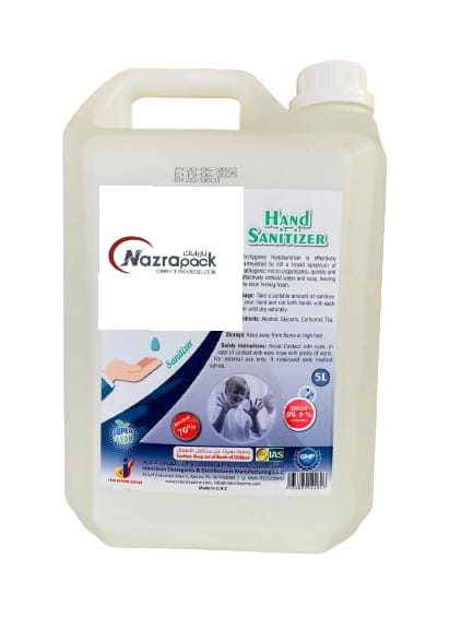 sanitizer 5 liter medical and safety packaging company in dubai