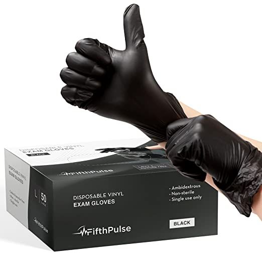 disposable black gloves products gallery in food packaging company dubai